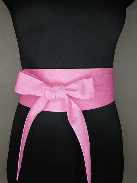 pink dress belt.